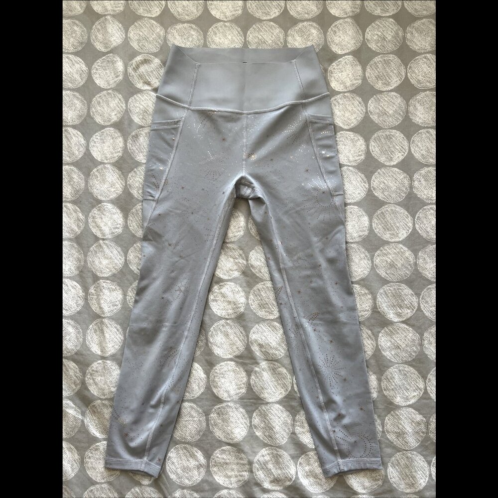 Gap GapFit High Rise 7/8 Leggings Sculpt Revolution Celestial Grey 513014 Sz S